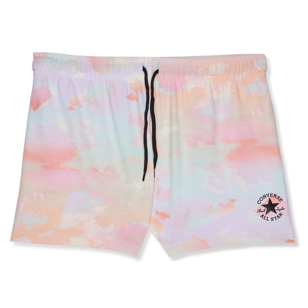Converse Kid’s BNWT Pastel Tie-Dye Shorts, Multi Colour, Size XL (13-15 Yrs).